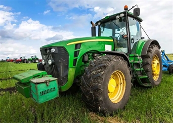16: Børnetæppe - Grøn traktor - 100x140 cm - Blødt og lækkert Fleece tæppe - Borg Living